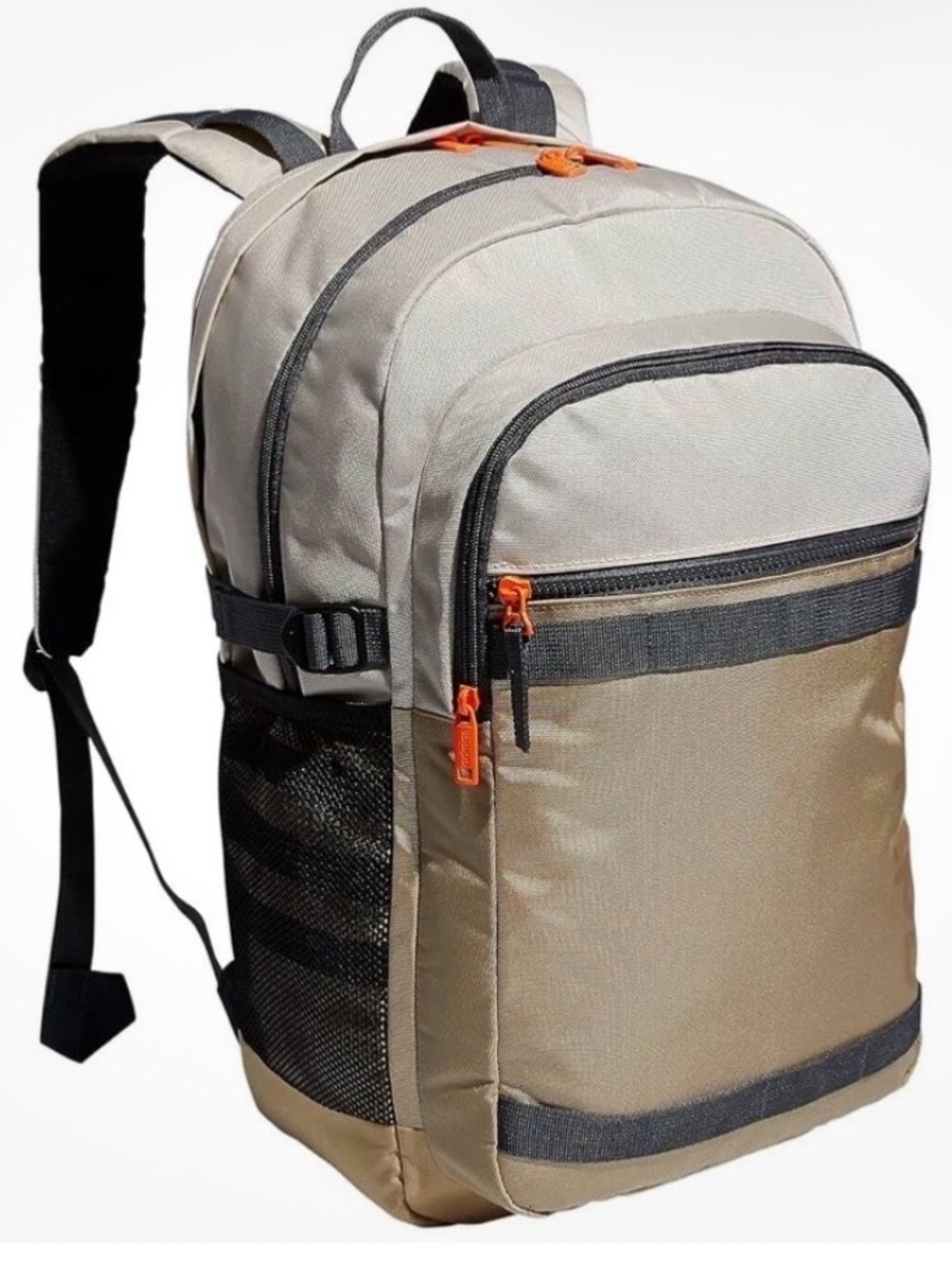 Adidas Core Advantage 3 Backpack Beige Black Grey with Laptop Pocket
